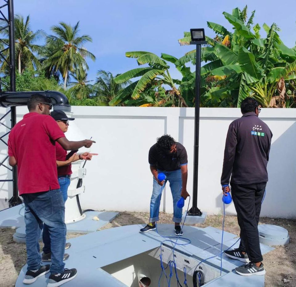 MWSC in Vaadhoo ge fenaai narudhamaa ge masakkaiy ninmaalaifi