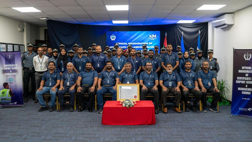 MACL inn Aviation Institute Maldives ge certificate 3 ifthithaahu koffi 
