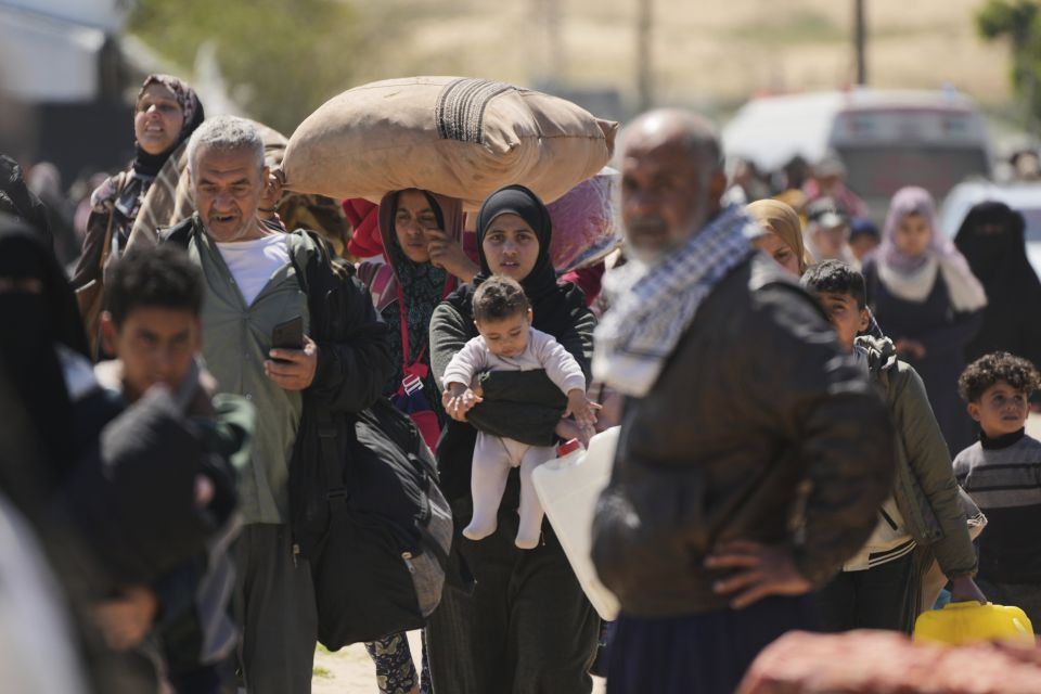 Gaza ge mulhi aabaadhee Rafah gai hunna camp akah badhalukuranee