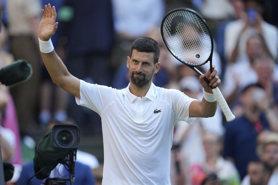 Wimbledon semi ge 2 vana match gai Sinner aai Djokovic ge kurimathilumeh 