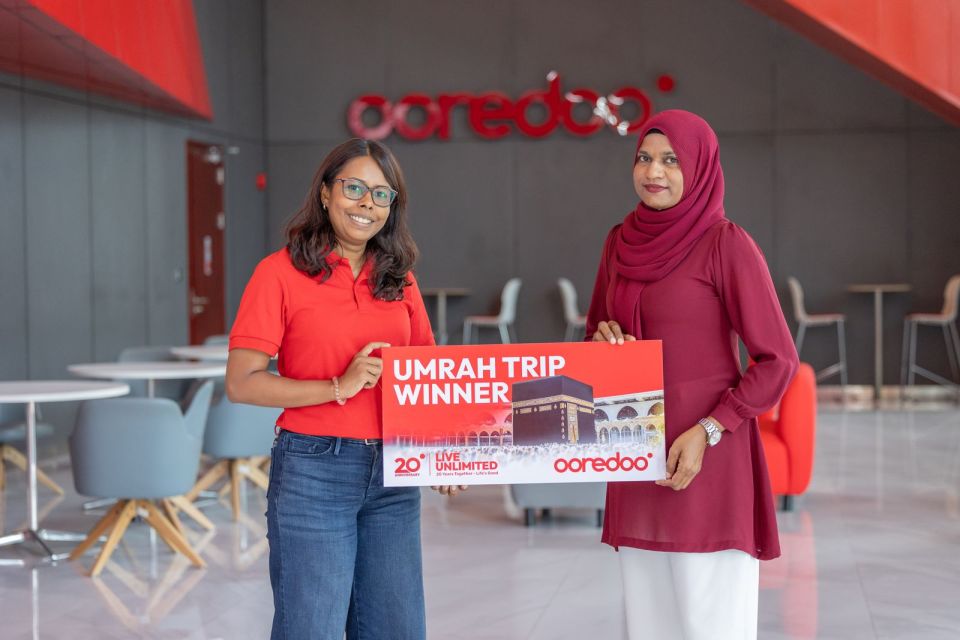Ooredoo ge 4 vana Umraa dhathuru libey faraaiy hovaifi 