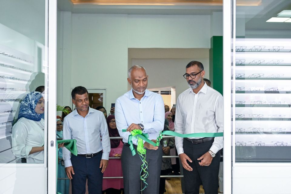 Next optical shops to open in Kulhudhuffushi and Addu: Abdul Razzaq