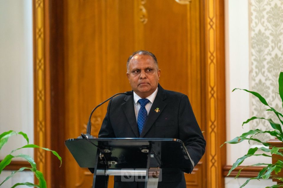 JSC ge Raees ge magaamun  Riza isthiufaa dhevaifi
