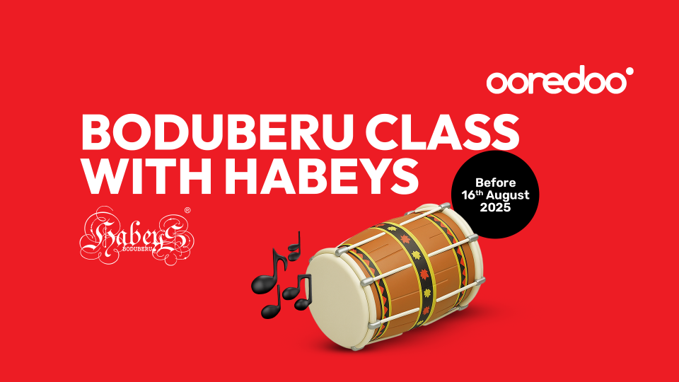 Ooredoo aai ''Habeys Boduberu'' aa gulhigen boduberu class thakeh fashanee 