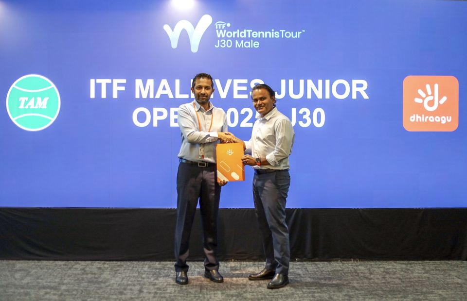 ITF Maldives junior open 2025 ge main partner akah dhiraagu