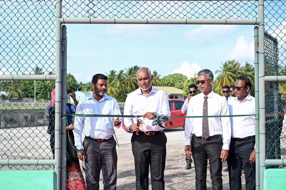 Neykurendhoo ge Handball court Raees hulhuvvaidhevvaifi