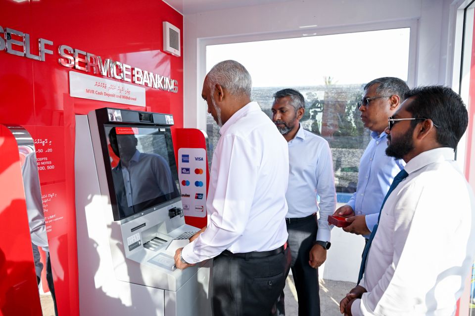 ATM service launched in all islands of HDh. Atoll