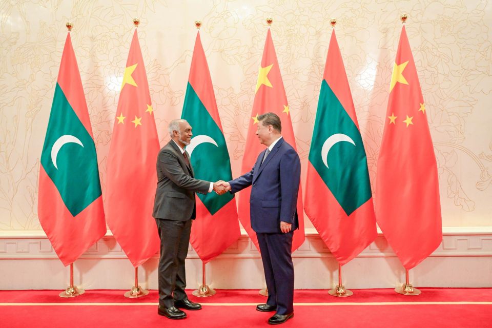 Raajje aai China ge gulhun ithurah badhahi kuran azum aakohfi