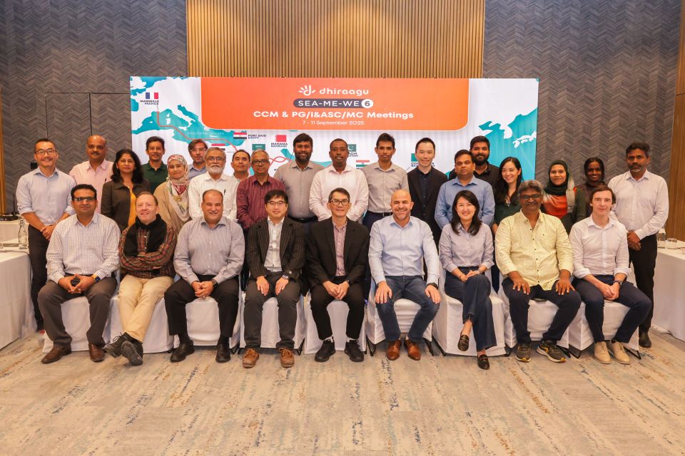 Dhiraagun SEA-ME-WE 6 global consortium meeting raajjeygai baavaifi 