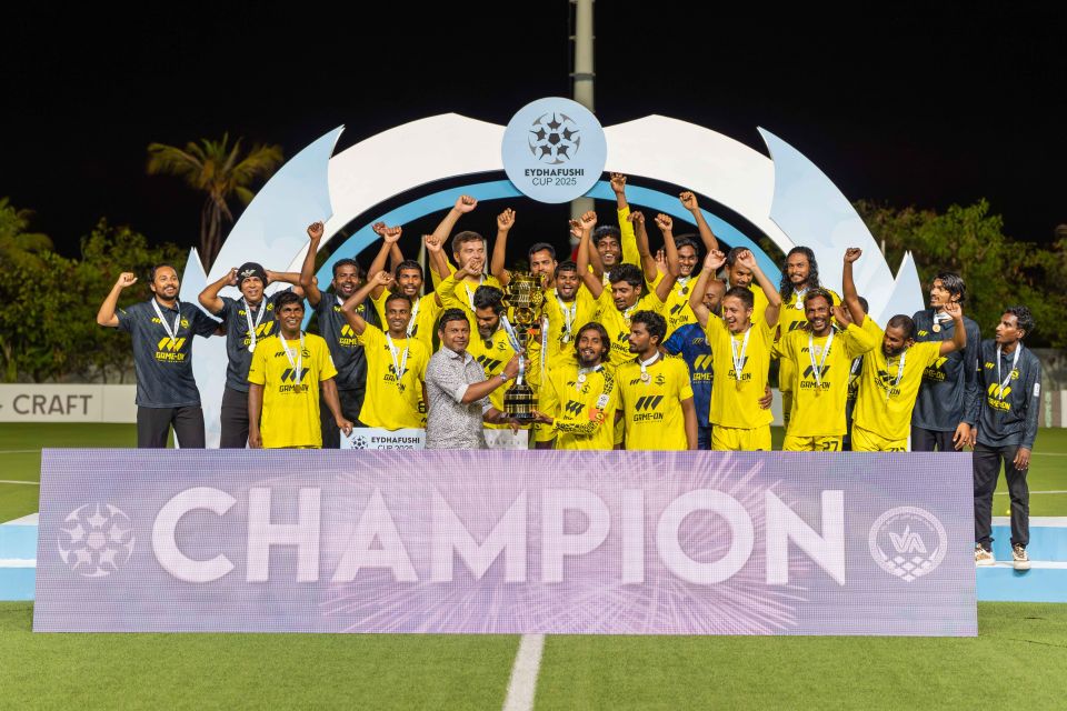 Velaa Sports Club in Eydhafushi Cup ge thashi dhifaau koffi 