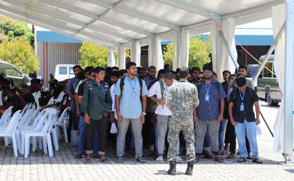 National Service ge furathama batch ah hovunu zuvaanunnah Raees maruhabaa dhannavaifi 