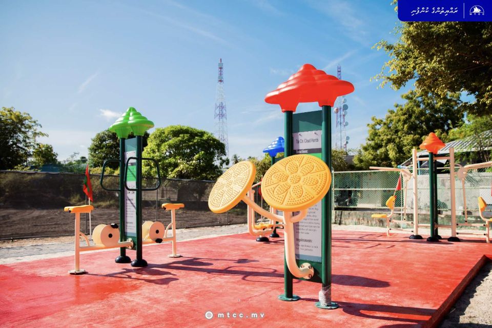 Felidhoo outdoor gym opened