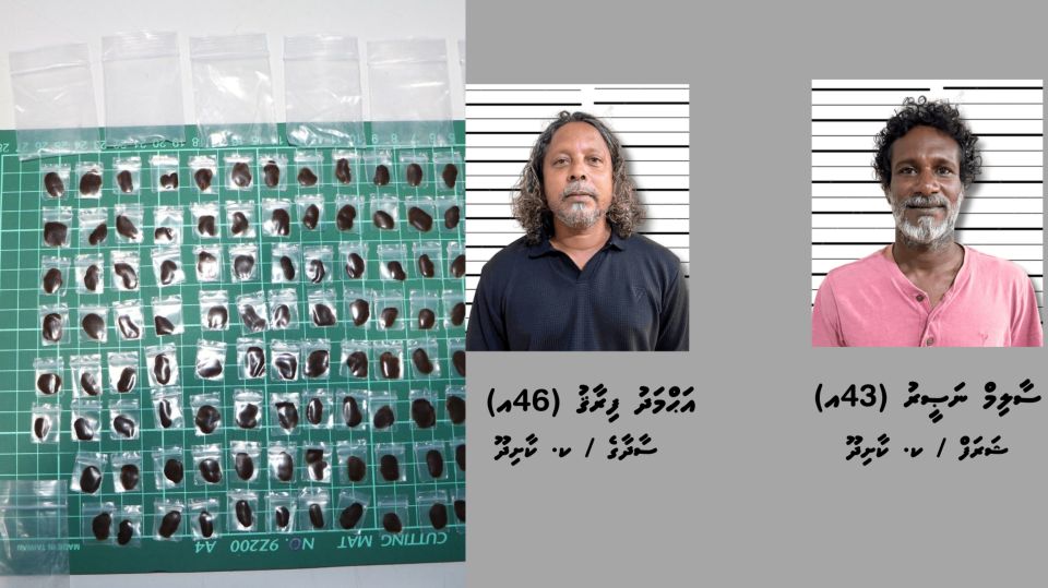 2 people arrested with drugs in Kaashidhoo