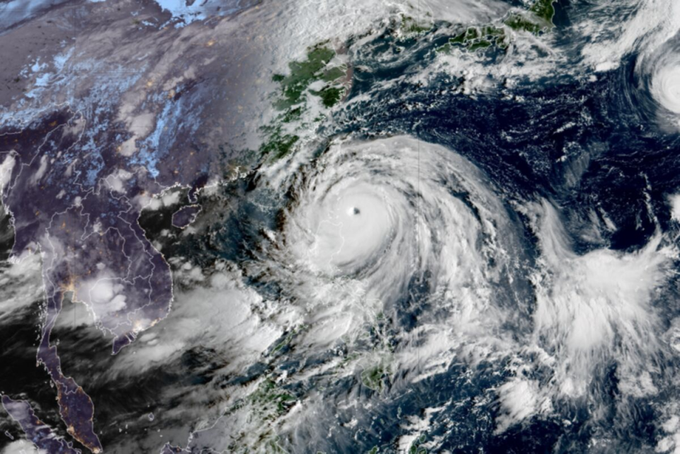Thoofaan Ragasa gai Taiwan in 17 meehun maruvejje