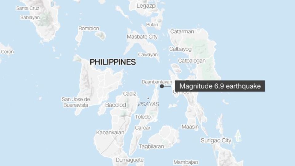 Philippines ah 6.9 magnitude ge binhelumeh athuvejje
