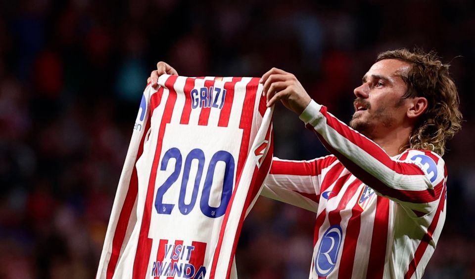 Kane ge form kuriyah, Griezmann Atletico jersey gai 200 hamakoffi 