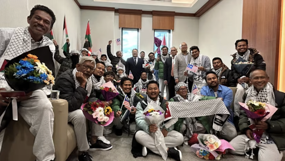 Sumud Flotilla in hayyaru kuri Malaysia 23 meehun dhookollaifi