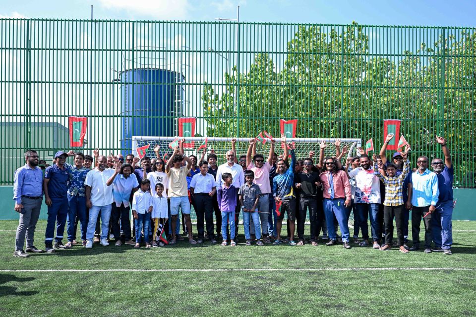 Kunburudhoo football dhandaai multipurpose court Raees hulhuvaidhevvaifi 