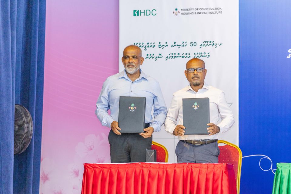 Milandhoo gai 50 housing unit hedhumuge mashroou HDC ah 