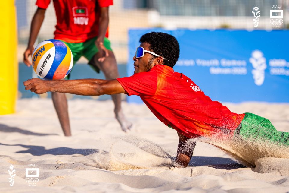 Asian Youth Games 2025: Beach Volley firihen pair ge 2 vana match gai Lanka molhuvee hanigothakah 