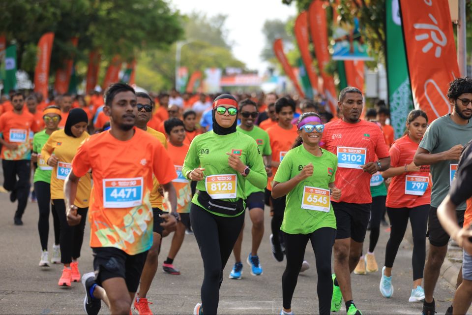 Dhiraagu Maldives Road Race: 4500 ahvurei gina dhuvuntherin baiverivi 