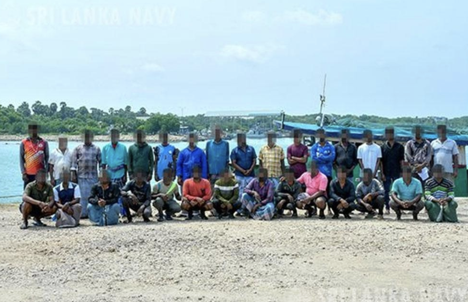 Lanka ge navy in India ge 35 masverin hayyarukohffi