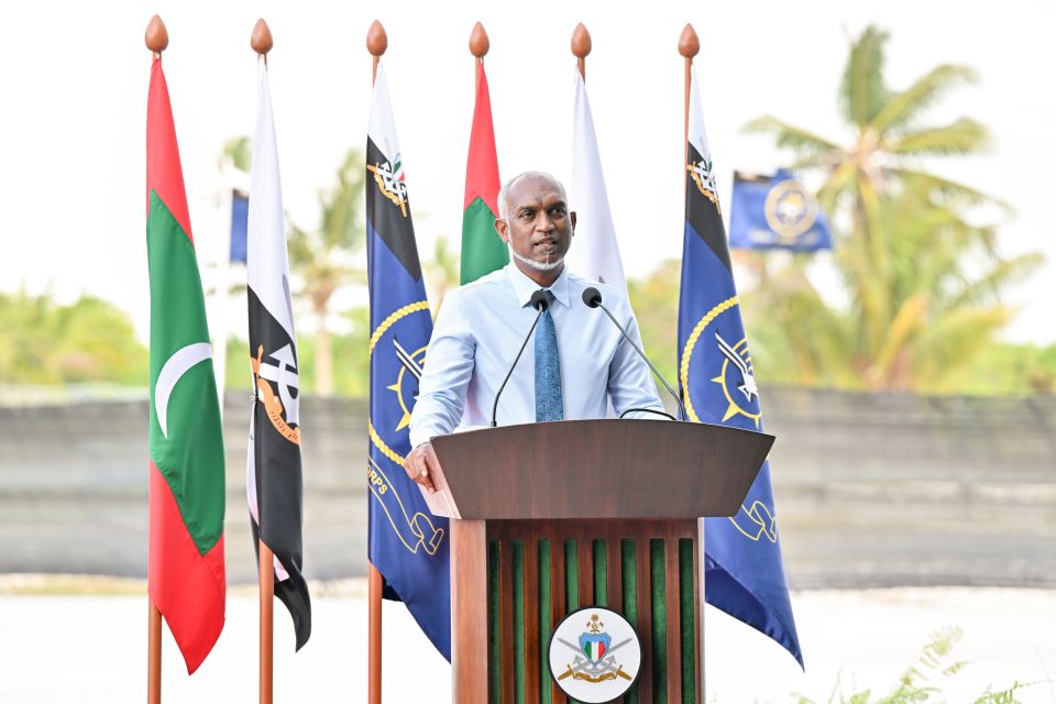 Igthisoadhee gothun kuri erumah varugadha military eh othun laazim: Raees
