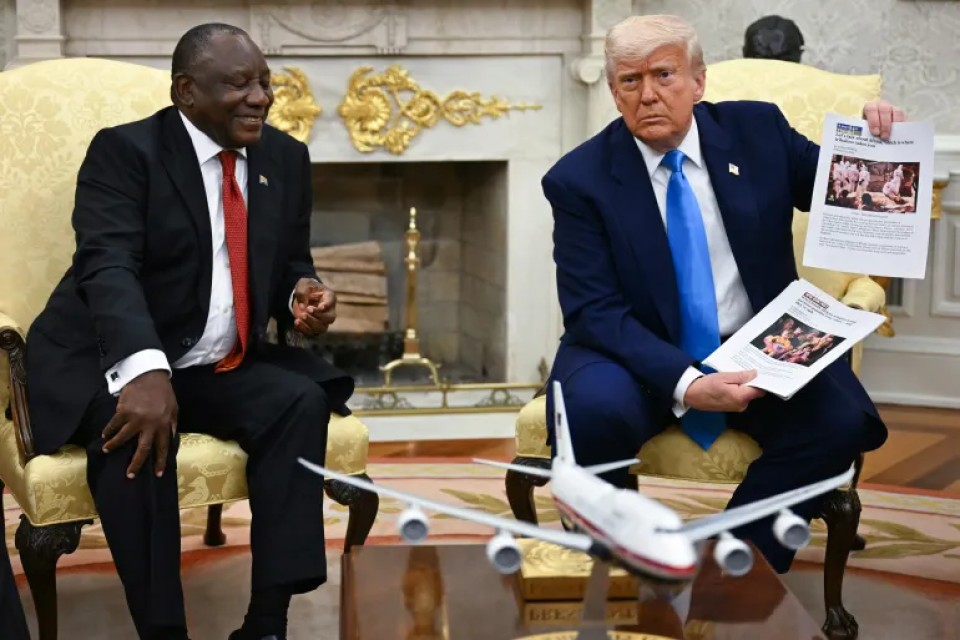 Trump says US to boycott South Africa G20 summit over white ‘genocide’