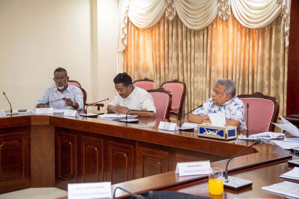 Fiscal zimmaage charter ekulavaalumuge muhdhathu ithuru kuran hushahelhi bill committee in faaskoffi