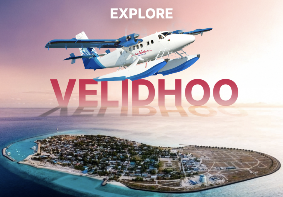 Maldivian ge seaplane dhathuruthah Velidhoo ah fashanee 