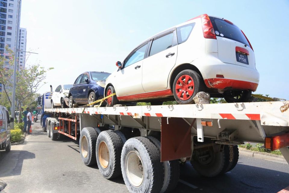 Hulhumale gai vehicle tow kurumuge haassa operation eh fashaifi 