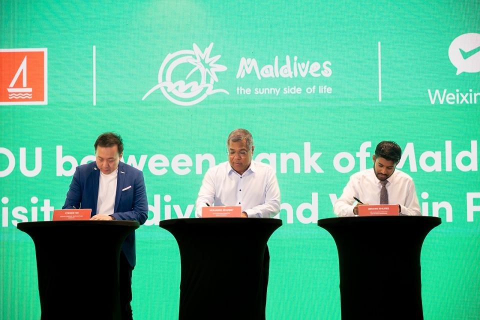 BML inn Weixin Pay aai Visit Maldives aa eku muhinmu 2 ebbasvumeh 