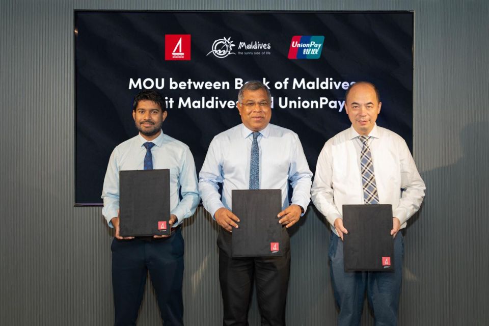 UnionPay aa eku BML in Raajje promote kuranee
