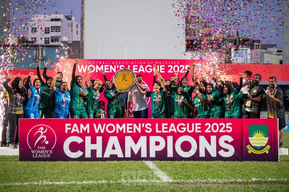 FAM Women's football league ge champion kan Maziya ah 