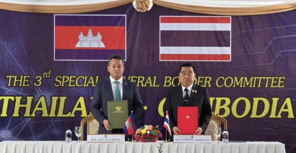Thailand aai Cambodia anehkkaaves sulha vejje