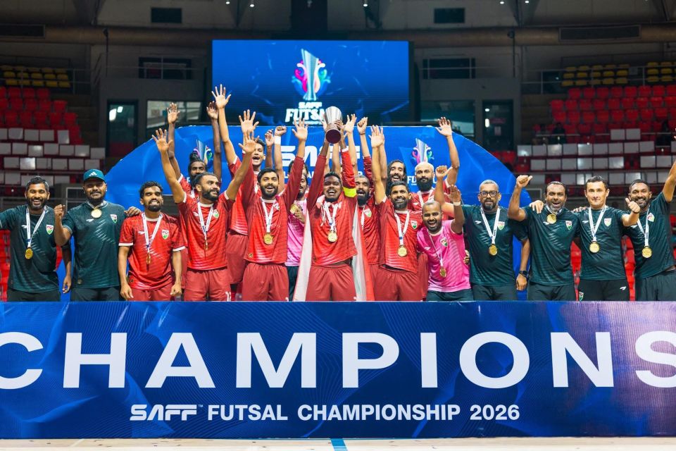 Sahthain Sahtha record akaaeku Rajjeyn futsal thashi ufulaalaifi 