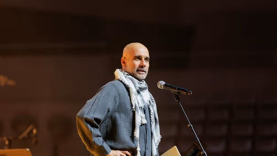 Palestine ge haggugai anekkaaves Guardiola ge asarugadha vaahaka thakeh 