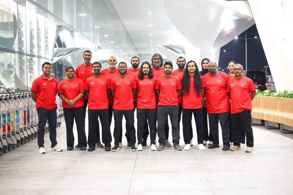 Raajjeyge firihen netball team in furathama mubaaraathah China ah 