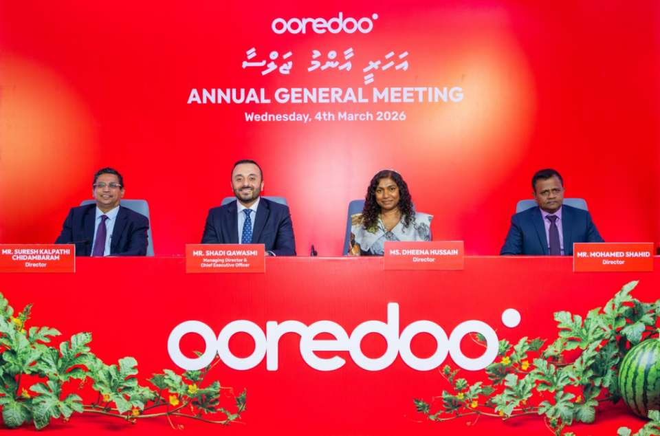 Ooredoo in hissaa akah 3.54 rufiyaa bahan ninmaifi