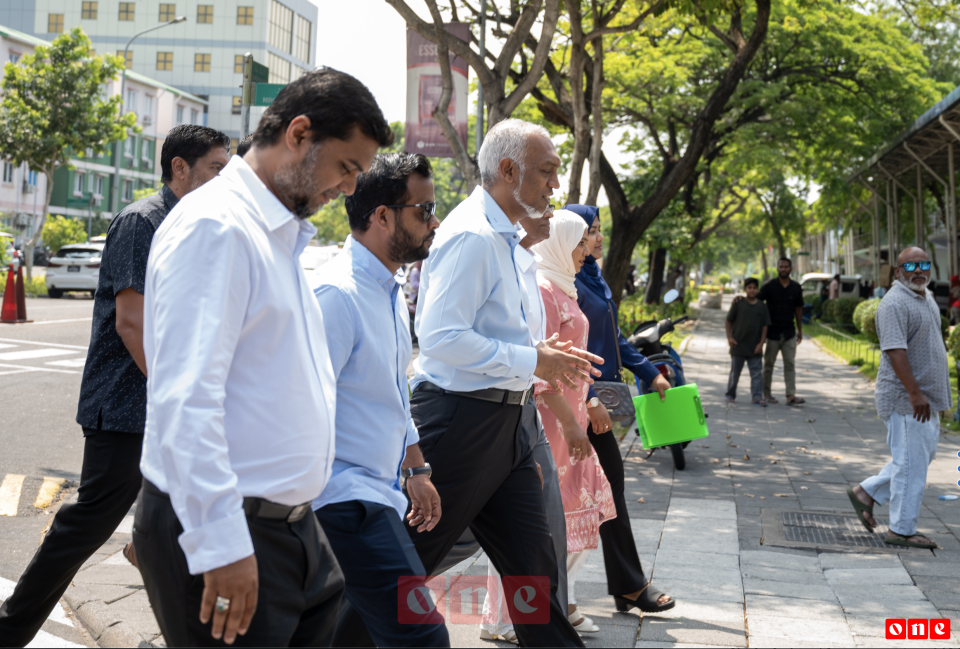 Council inthihaabuge campaign ah Raees hulhumale' phase 1 gai 