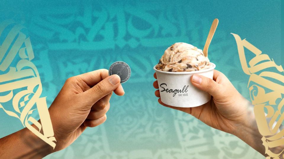 DhiraaguPay Eid hadhiyaa : Seagull cafe' in Ice Cream 