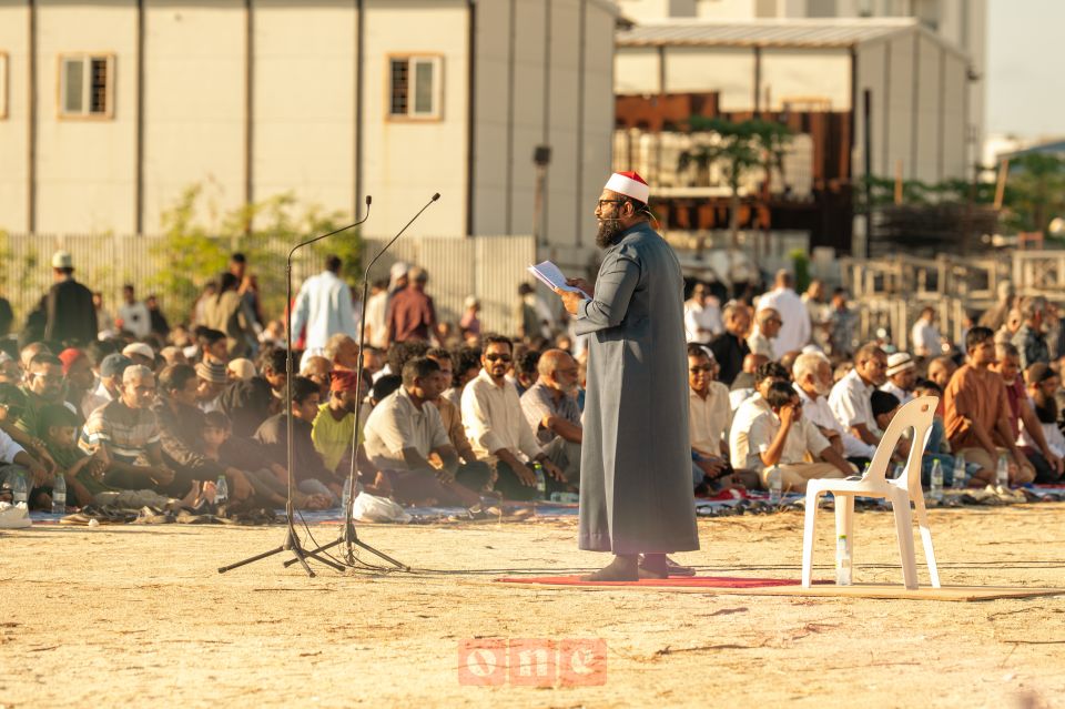 Male' sarahahddhuge 4 thanehggai bodu jamaa'athugai Eid namaadhu kuraane