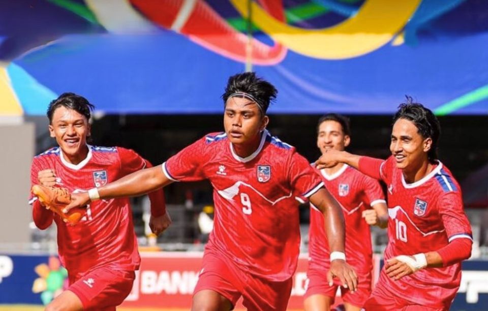 SAFF U20: Nepal in feshee Bhutan balikoggen 