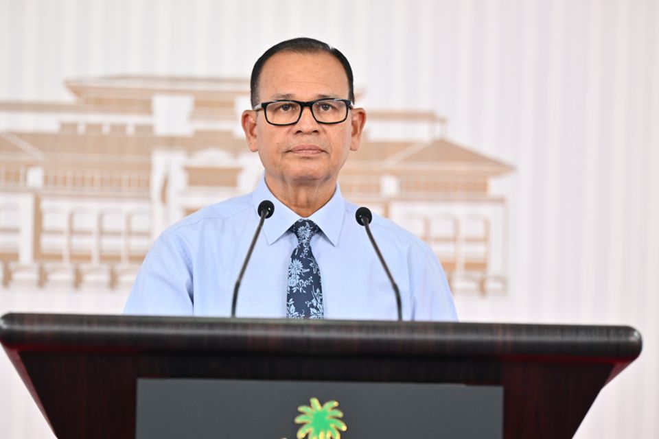 Local Goverment Minister Adam Shareef isthiufaa dhevvaifi