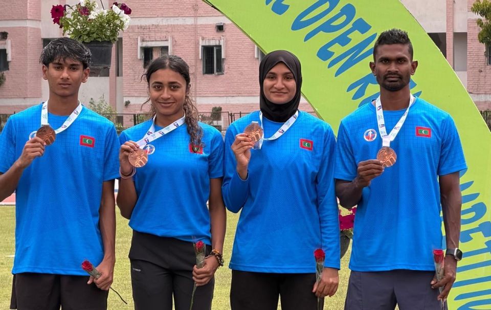 India ge reley mubaaraathun Raajje ah bronze medal 