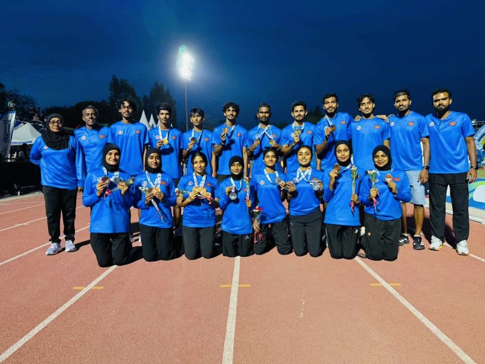 Ran medal akaaeku India ge Invitational relay mubaaraathun raajje ah 5 medal 
