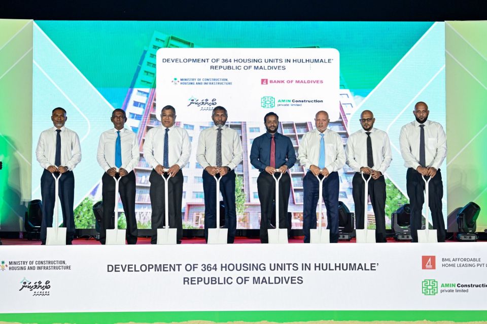 BML inn Hulhumale' phase 1 gai imaaraaiykuraa 364 housing unit ge masahkaiy fashaifi 