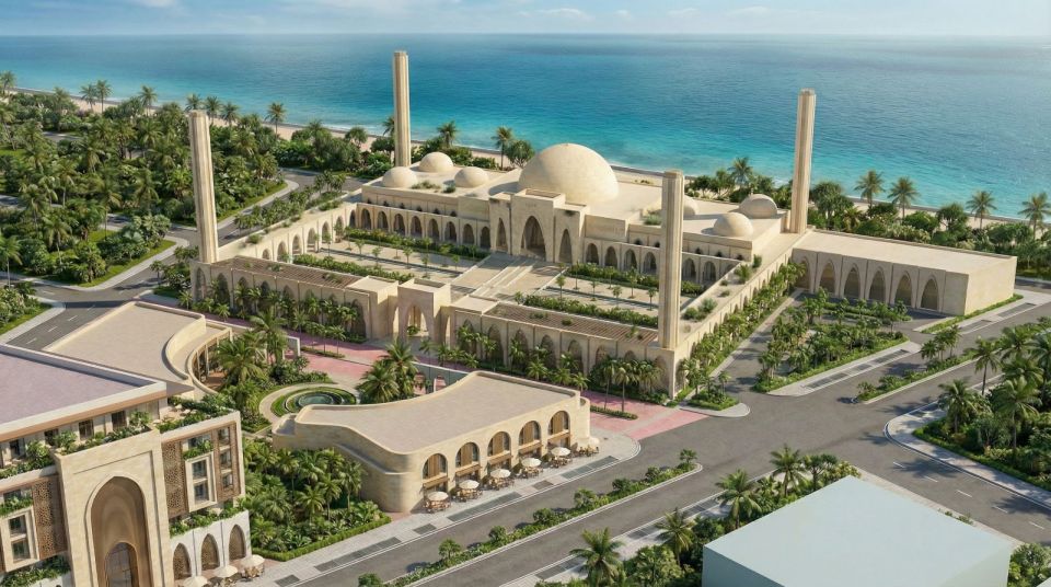 Hulhumale' gai binaa kuraa bodu miskithuge mashroou ah Saudi in maalee ehee dhenee