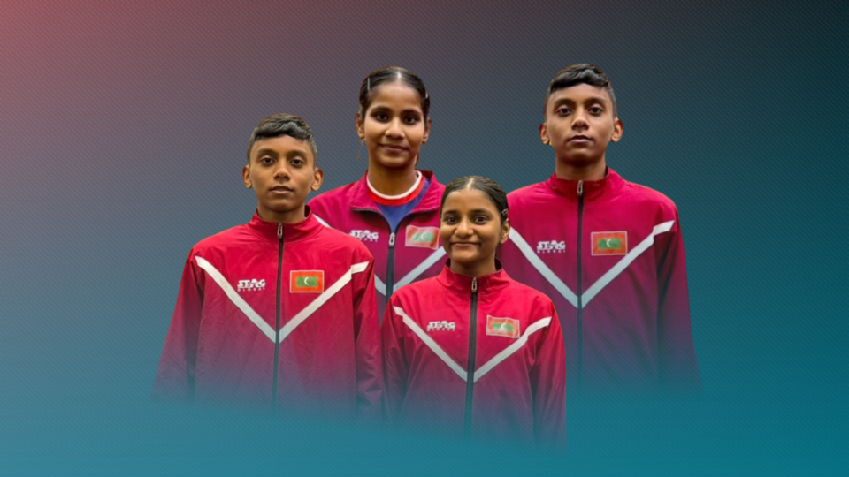 South Asia Youth TT Championship: Raajjeyge mix doubles pair thakah ves rihi medal 