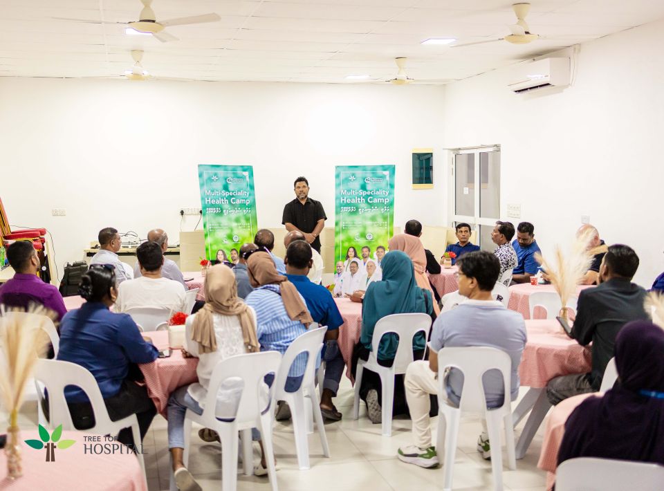 Tree Top Hospital inn Sh. Atoll gai beyvvi Health Camp kaamiyaabu kamaaeku ninmaalaifi 